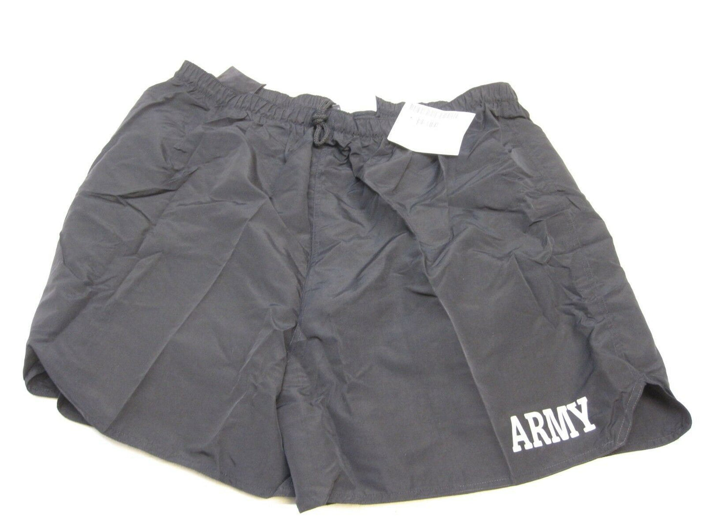 NEW US ARMY PT SHORTS 3XL SWIM TRUNKS BLACK/SILVER GYM SHORT XXX-LARGE 3XL