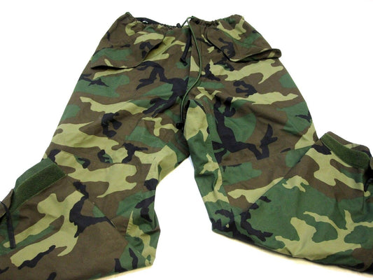 NEW MILITARY COLD/WET WEATHER TROUSER WOODLAND BDU GORE-TEX PANTS MEDIUM/REGULAR