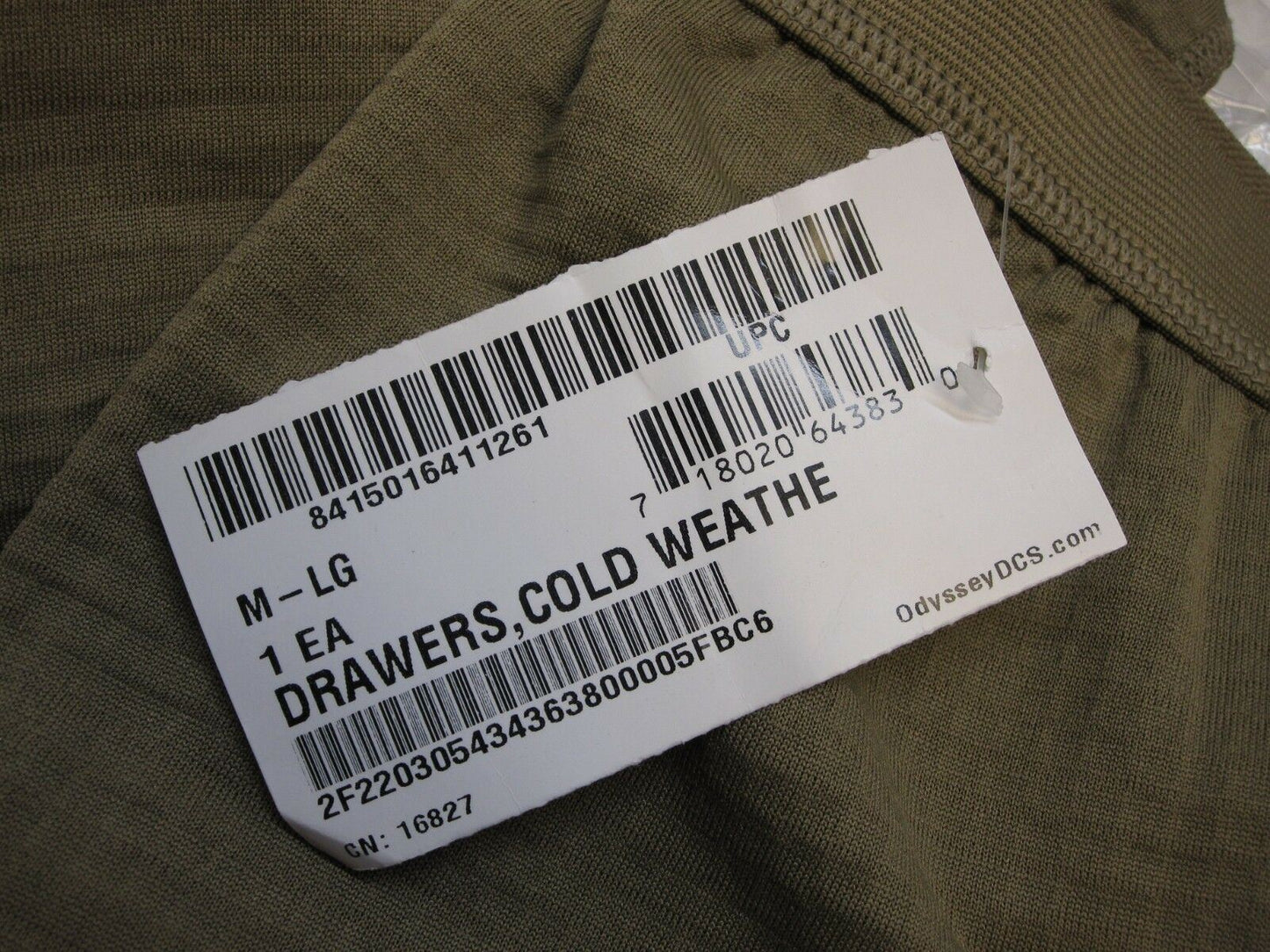 NEW GEN III BOTTOMS MID-WEIGHT LEVEL 2 GRID FLEECE WAFFLE PANTS MEDIUM/LONG OCP
