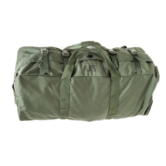 IMPROVED MILITARY SEA BAG US ARMY DUFFEL SACK DEPLOYMENT PACK GREEN SIDE ZIPPER - Centex Military Gear
