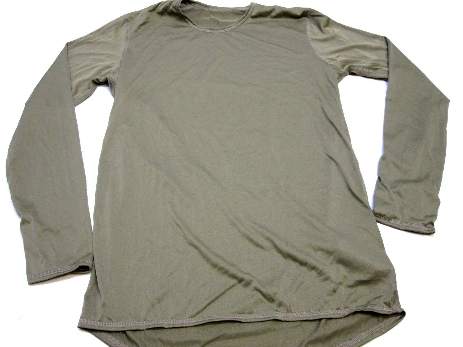 Army OCP silk weight base layer shirt by Centex Military Gear, small long undershirt, level 1 military thermal undershirt.