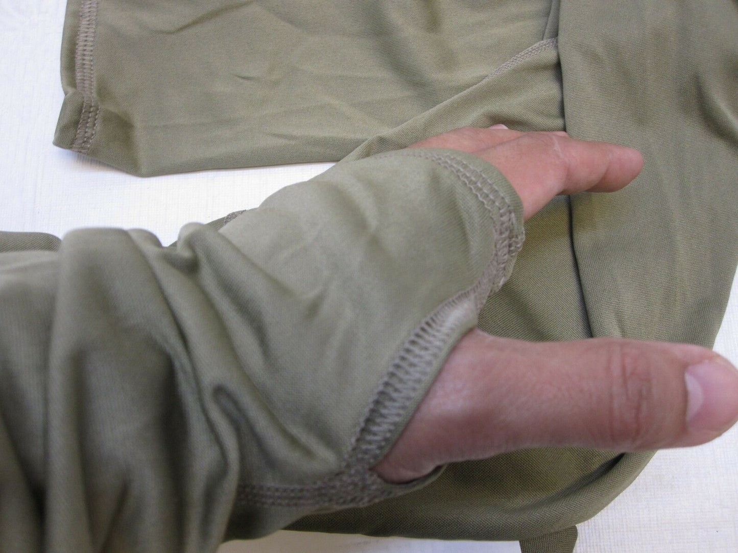 Army OCP silk weight base layer shirt by Centex Military Gear, small size, long undershirt for tactical or military use.