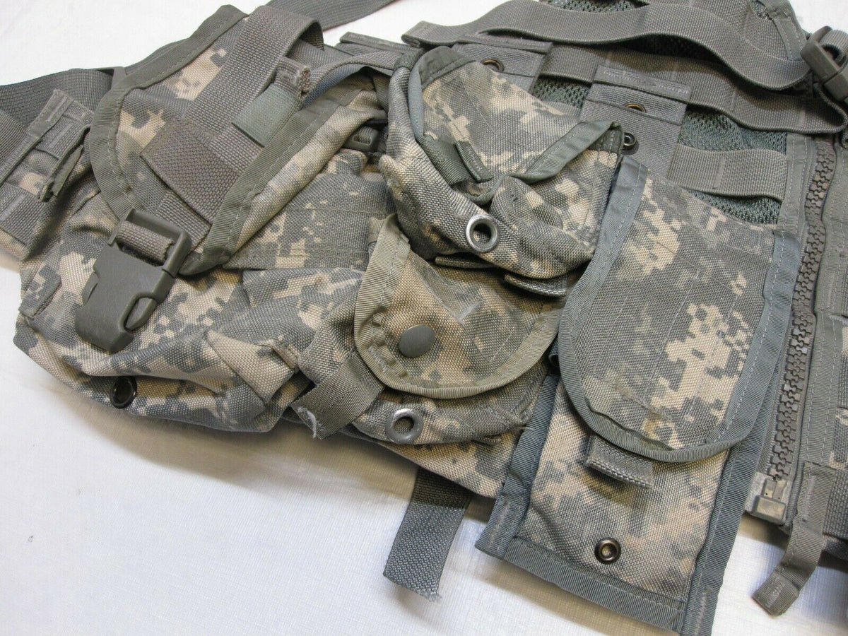 Acu Rifleman ARMY ACU DIGITAL FLC VEST RIFLEMAN SET FIGHTING LOAD CARRIER LBE LCE W ...