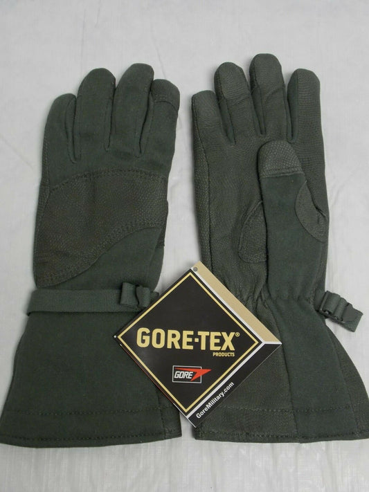 Large Masley military cold weather flyer gloves with Gore-Tex and Nomex, designed for cold weather and durability.