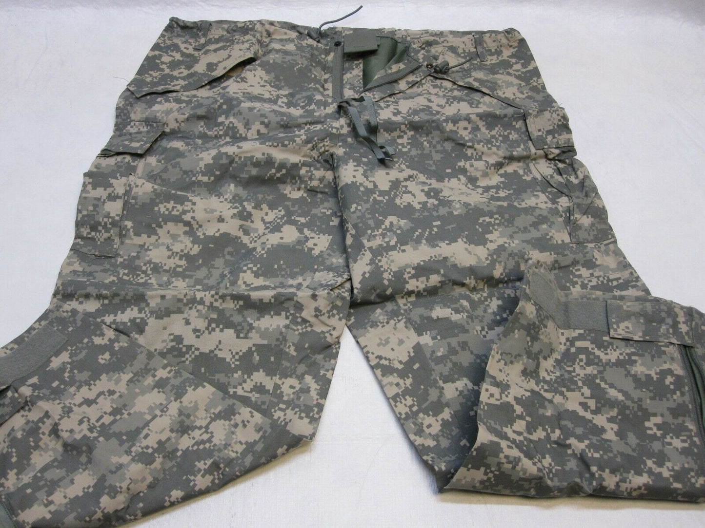 Large regular ACU digital Gore-Tex cold/wet weather trousers by Centex Military Gear in a camo pattern.