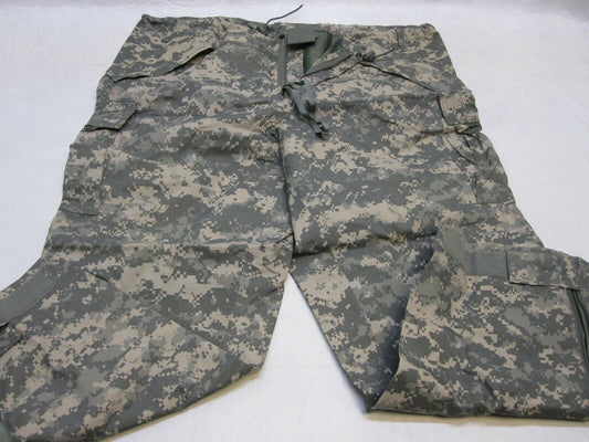 Large regular ACU digital Gore-Tex cold/wet weather trousers by Centex Military Gear in a camo pattern.