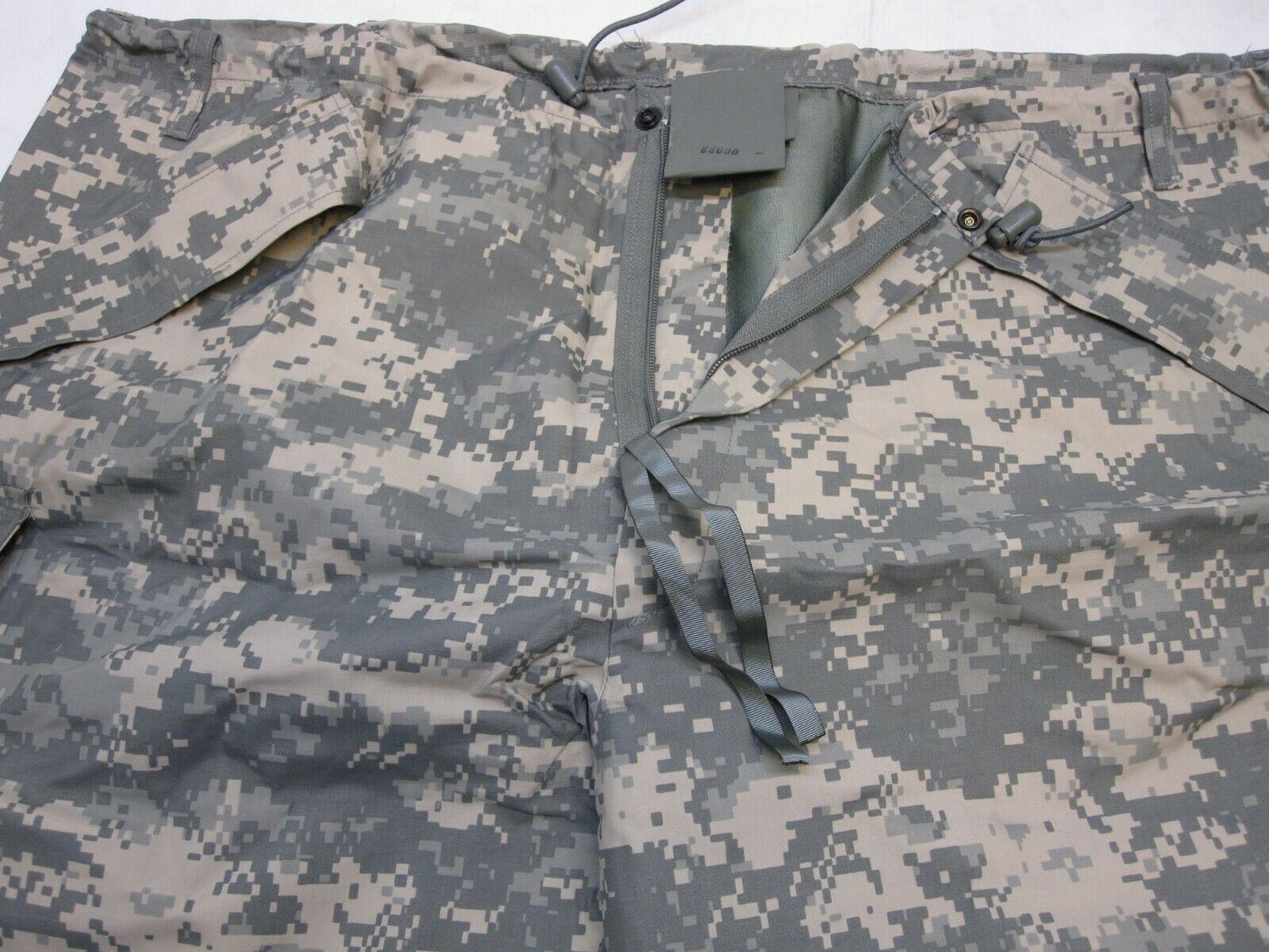 Large regular Centex Military Gear ACU digital Gore-Tex cold/wet weather trousers displayed on a neutral background.