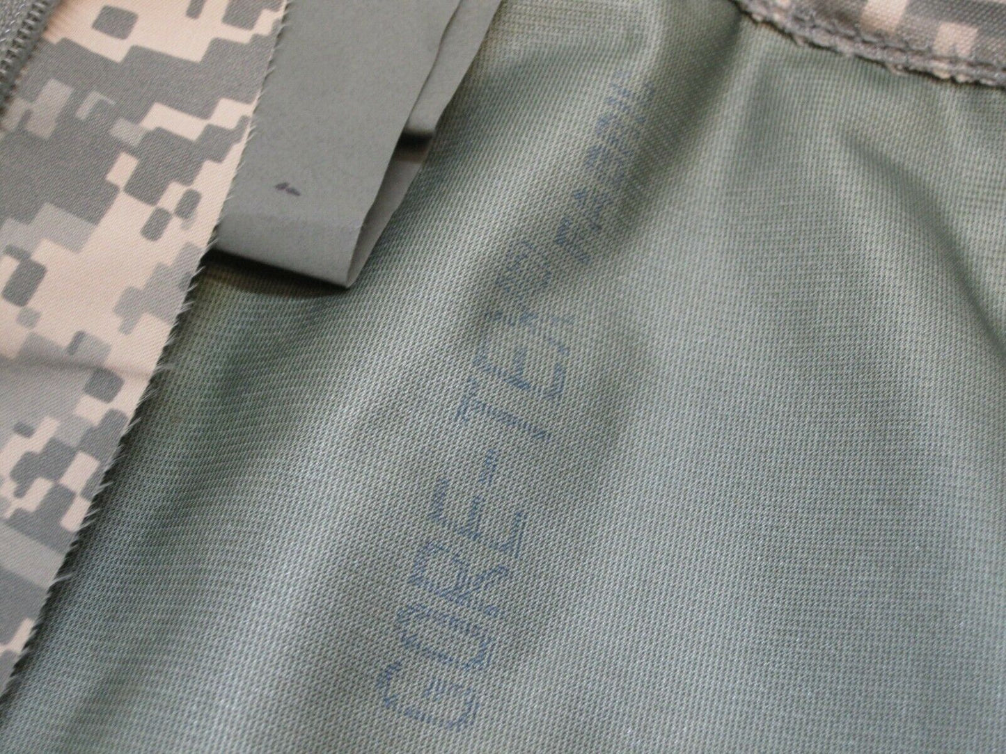Centex Military Gear ACU digital GORE-TEX cold/wet weather trousers in large/regular size, showcasing camouflage pattern.