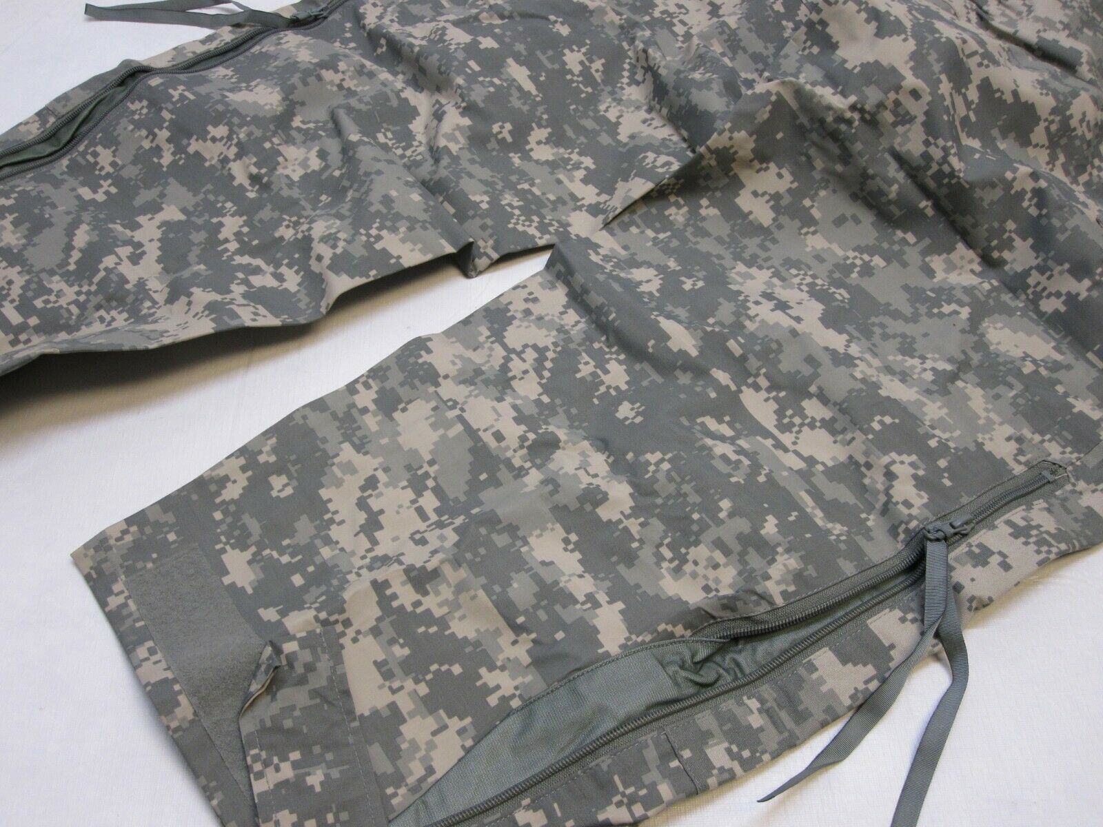 Large regular size Centex Military Gear ACU digital Gore-Tex trousers for cold and wet weather, showcasing camouflage pattern.