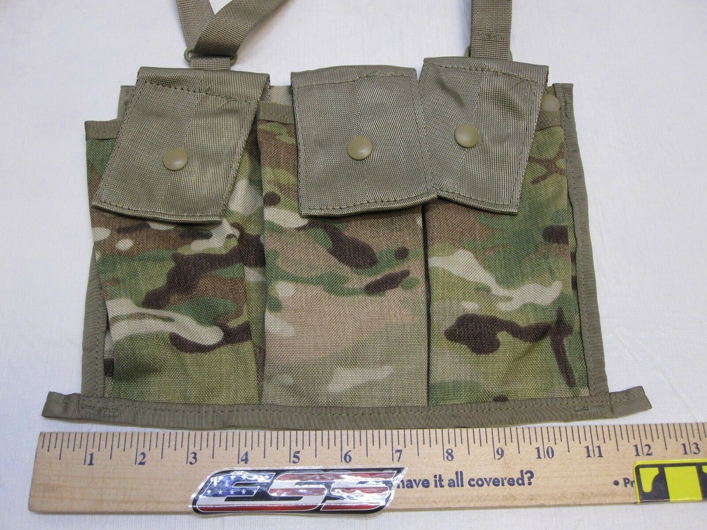 Centex Military Gear OCP Multicam 6 magazine pouch for 30 round 5.56/.223 magazines, featuring durable tactical design.