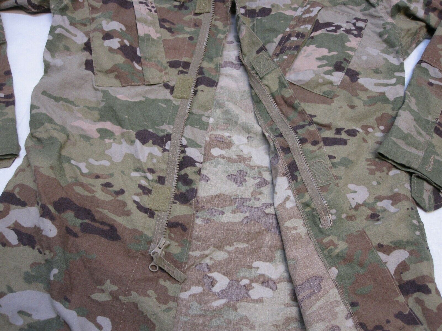 Centex Military Gear Scorpion W2 Small Long Flame-Resistant Army Shirt or Coat in OCP Multicam camouflage with flame-resistant fabric