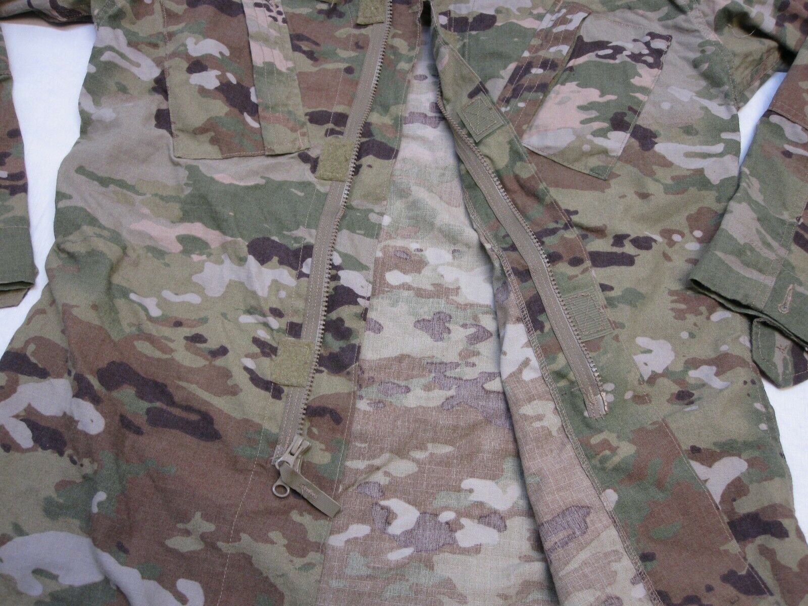 Centex Military Gear Scorpion W2 Small Long Flame-Resistant Army Shirt or Coat in OCP Multicam camouflage with flame-resistant fabric