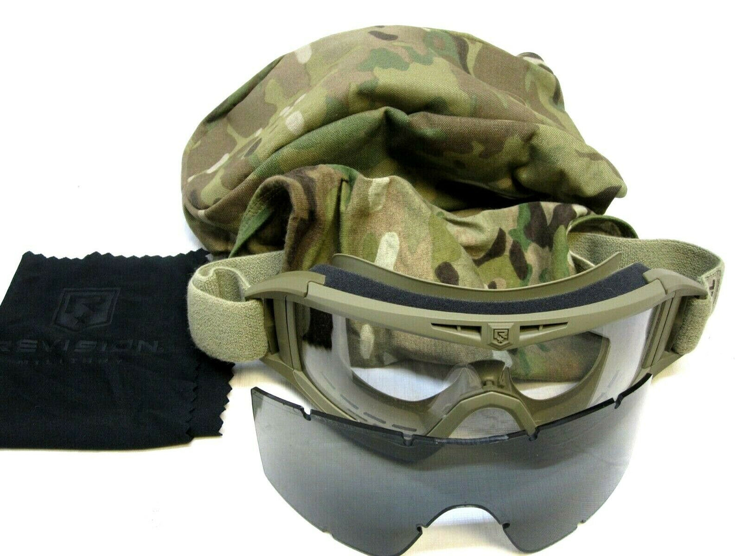 NEW REVISION LOCUST MILITARY GOGGLES EYE PRO CLEAR DARK LENS KIT MULTICAM OCP - Centex Military Gear