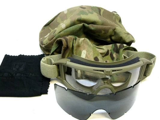 NEW REVISION LOCUST MILITARY GOGGLES EYE PRO CLEAR DARK LENS KIT MULTICAM OCP - Centex Military Gear