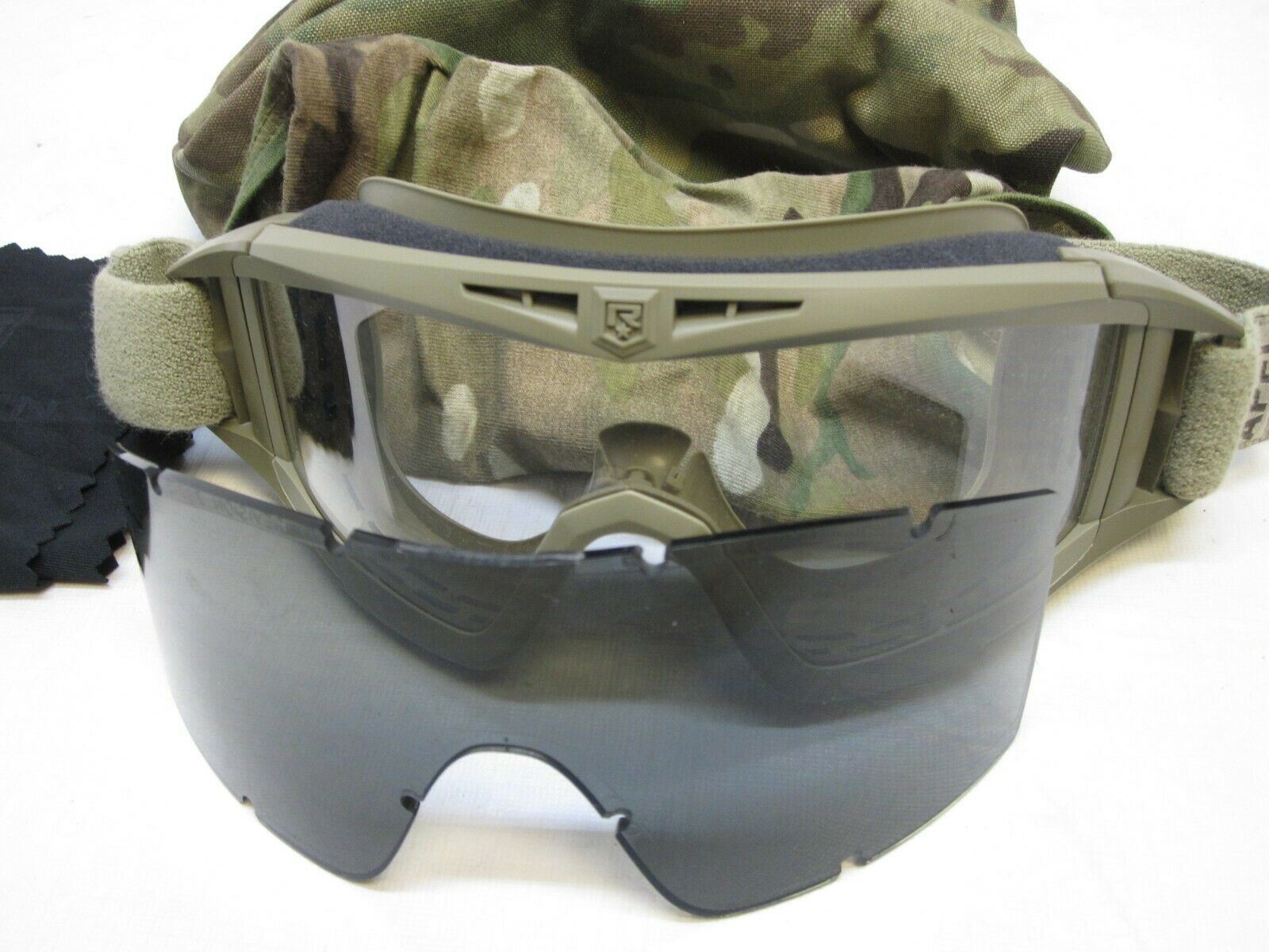 NEW REVISION LOCUST MILITARY GOGGLES EYE PRO CLEAR DARK LENS KIT MULTICAM OCP - Centex Military Gear
