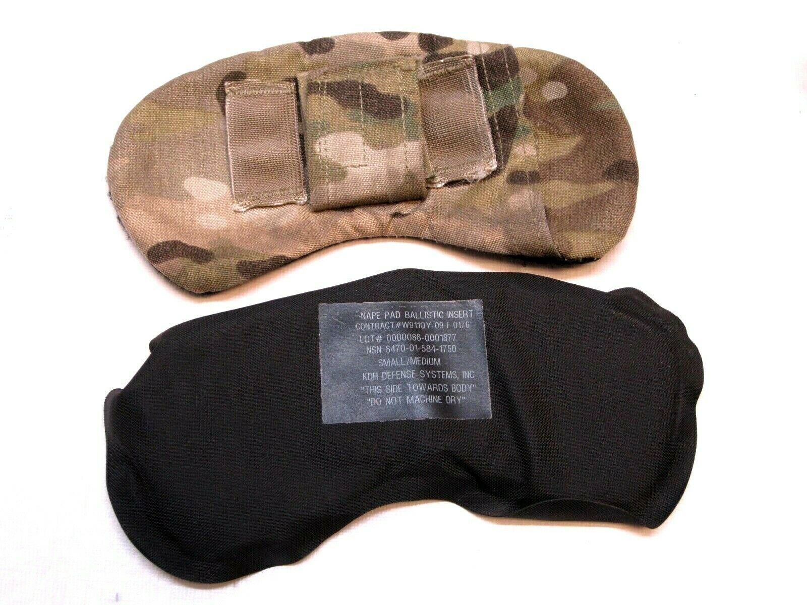 MULTICAM KDH COMBAT HELMET NAPE PAD SMALL/MEDIUM MADE W/ KEVLAR 8470-01-584-1750 - Centex Military Gear