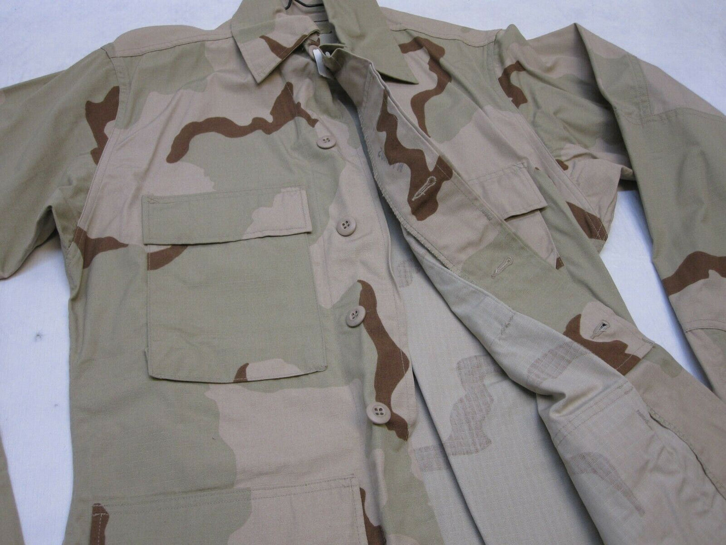 NEW ARMY DESERT CAMOUFLAGE COMBAT UNIFORM TOP DCU SHIRT CAMO SUMMER RIP-STOP - Centex Military Gear