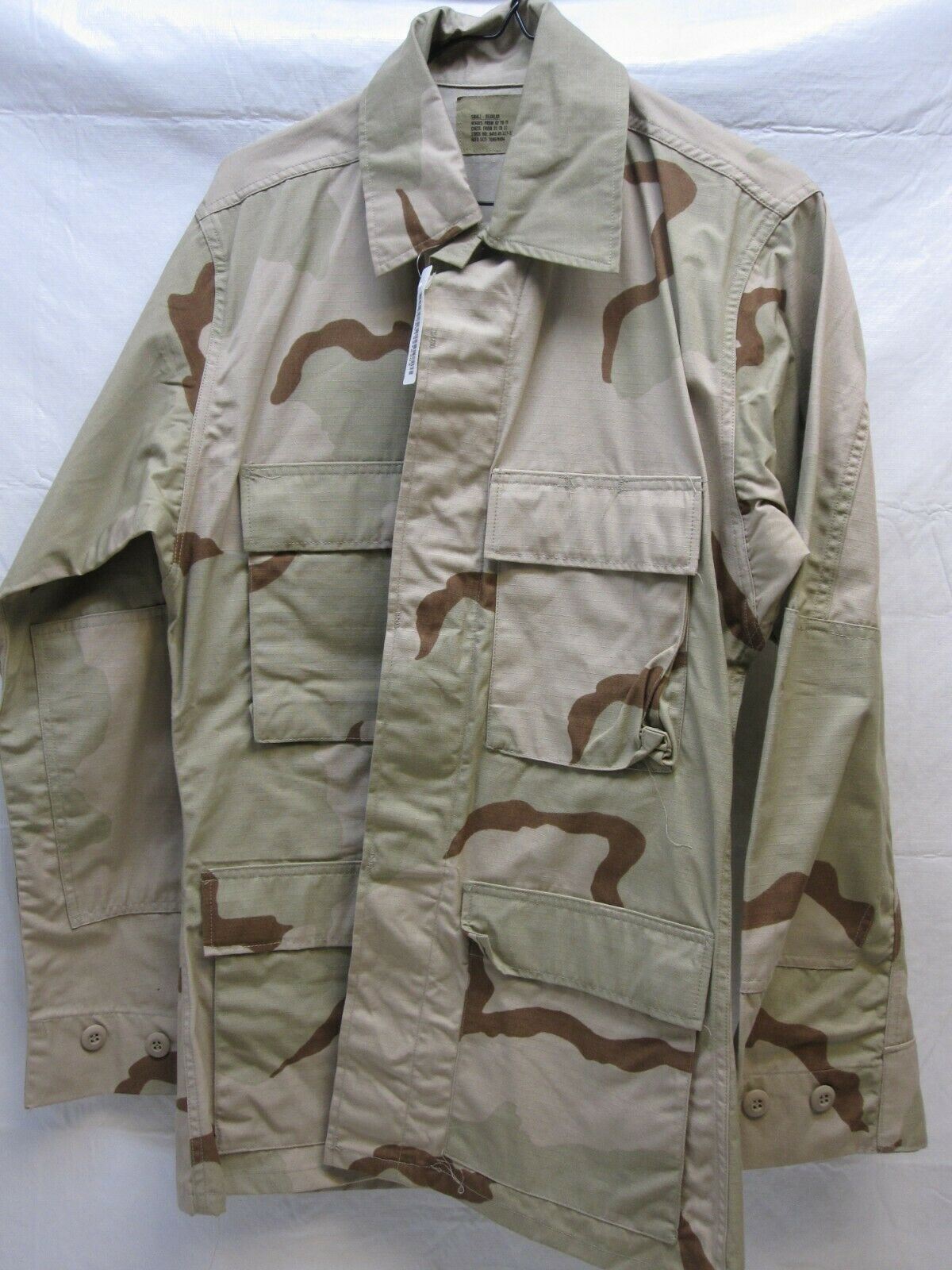 NEW ARMY DESERT CAMOUFLAGE COMBAT UNIFORM TOP DCU SHIRT CAMO SUMMER RIP-STOP - Centex Military Gear