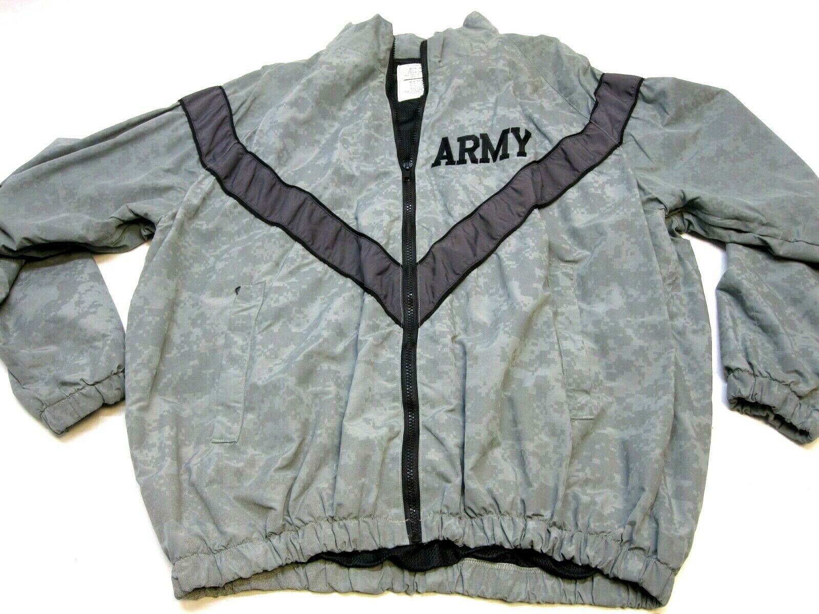 US ARMY DIGICAM PT JACKET ACU DIGITAL CAMO WINDBREAKER REFLECTIVE CAMOUFLAGE - Centex Military Gear