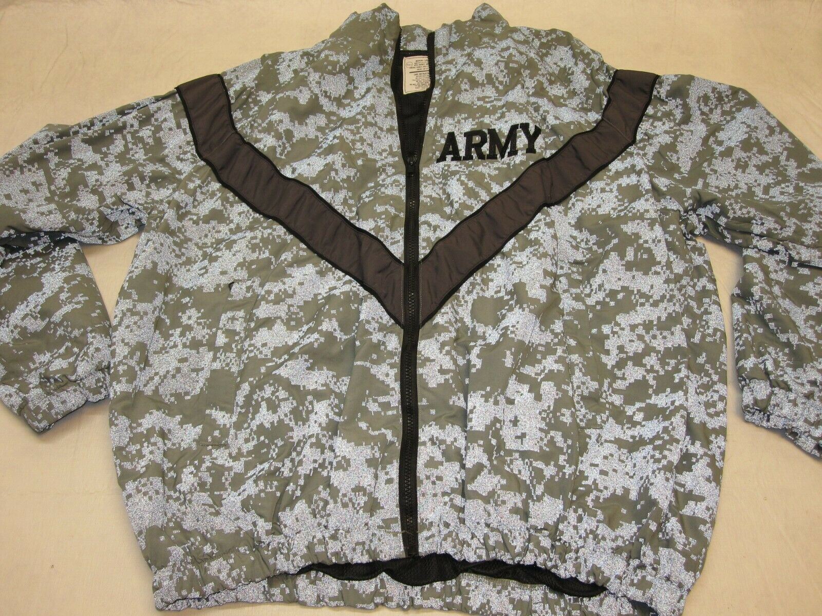US ARMY DIGICAM PT JACKET ACU DIGITAL CAMO WINDBREAKER REFLECTIVE CAMOUFLAGE - Centex Military Gear