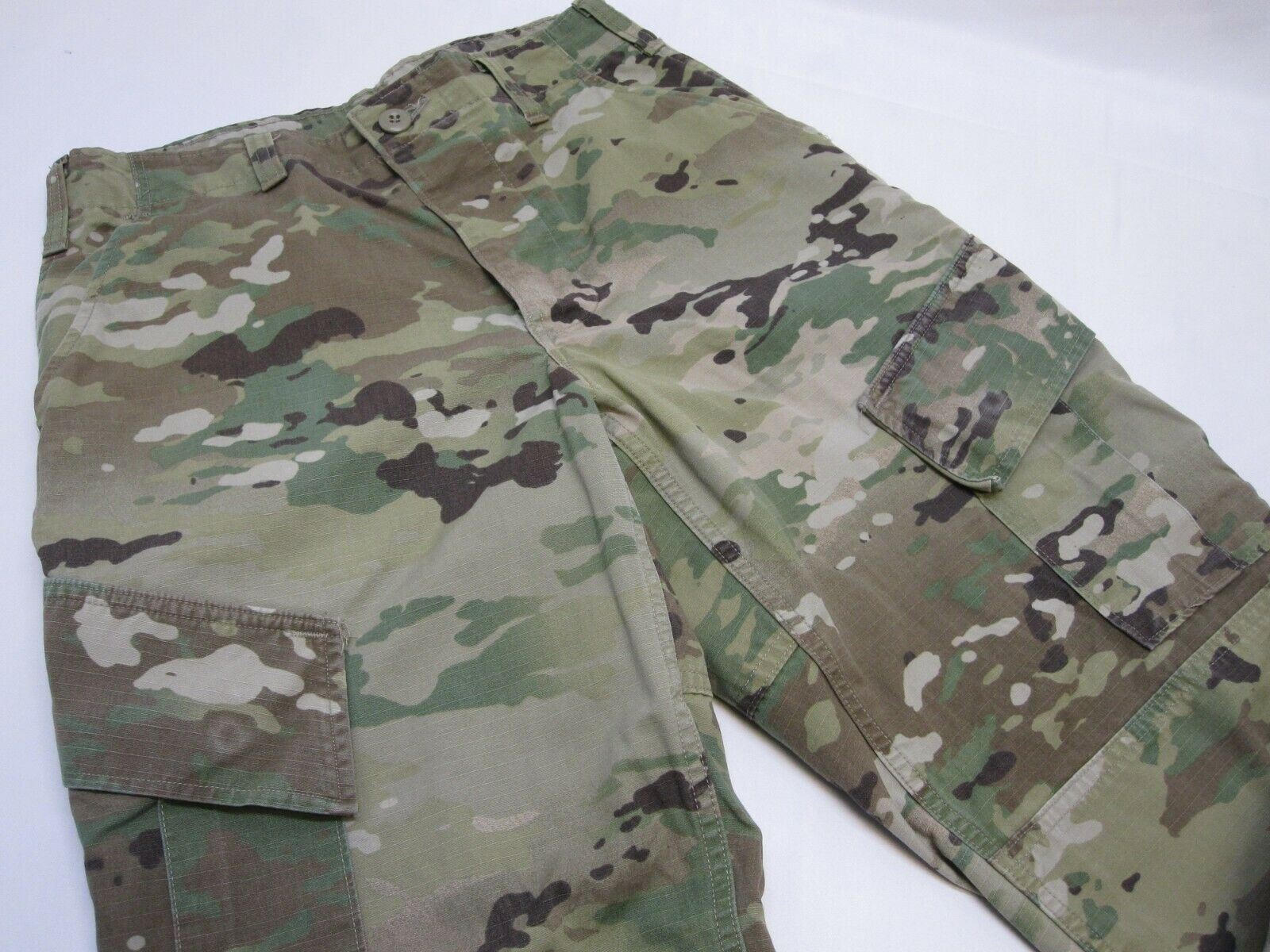 USGI ARMY ISSUE SCORPION ACU OCP COMBAT UNIFORM PANTS 50/50 COTTON/NYLON BOTTOMS - Centex Military Gear