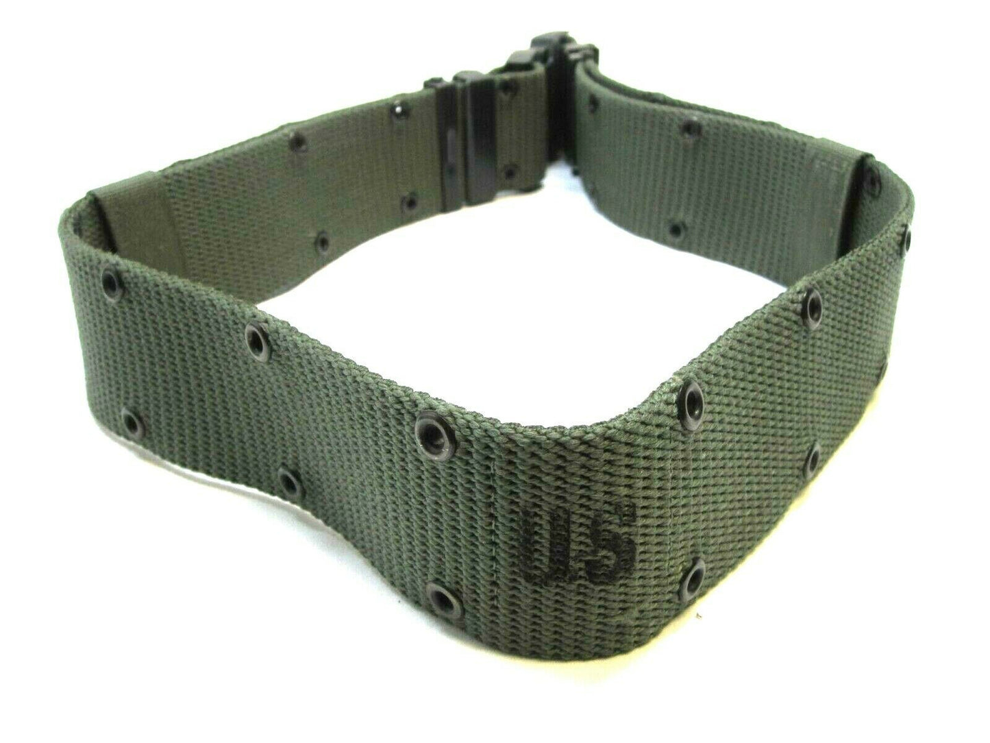 USGI WEB PISTOL BELT MEDIUM LBE LCE ALICE OD GREEN LC-2 NYLON 8465-01-322-1965 - Centex Military Gear