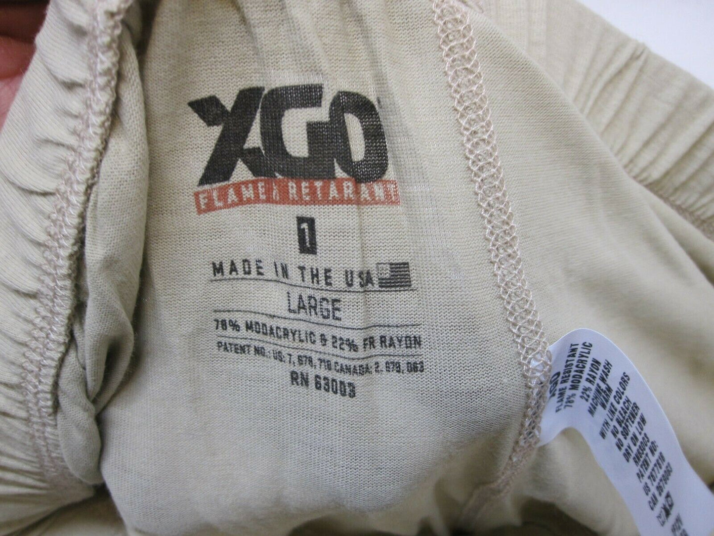 NEW XGO FLAME RESISTANT UNDERPANTS FIRE RETARDANT UNDERWEAR LONG JOHN LARGE