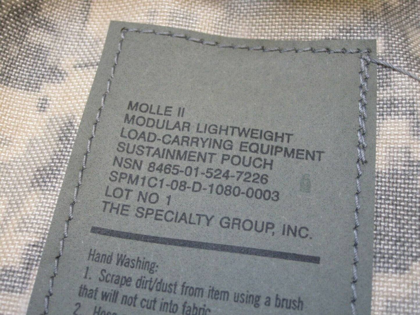 ARMY DIGITAL ISSUE LARGE RUCKSACK SUSTAINMENT POUCH SIDE POCKET 8465-01-524-7226