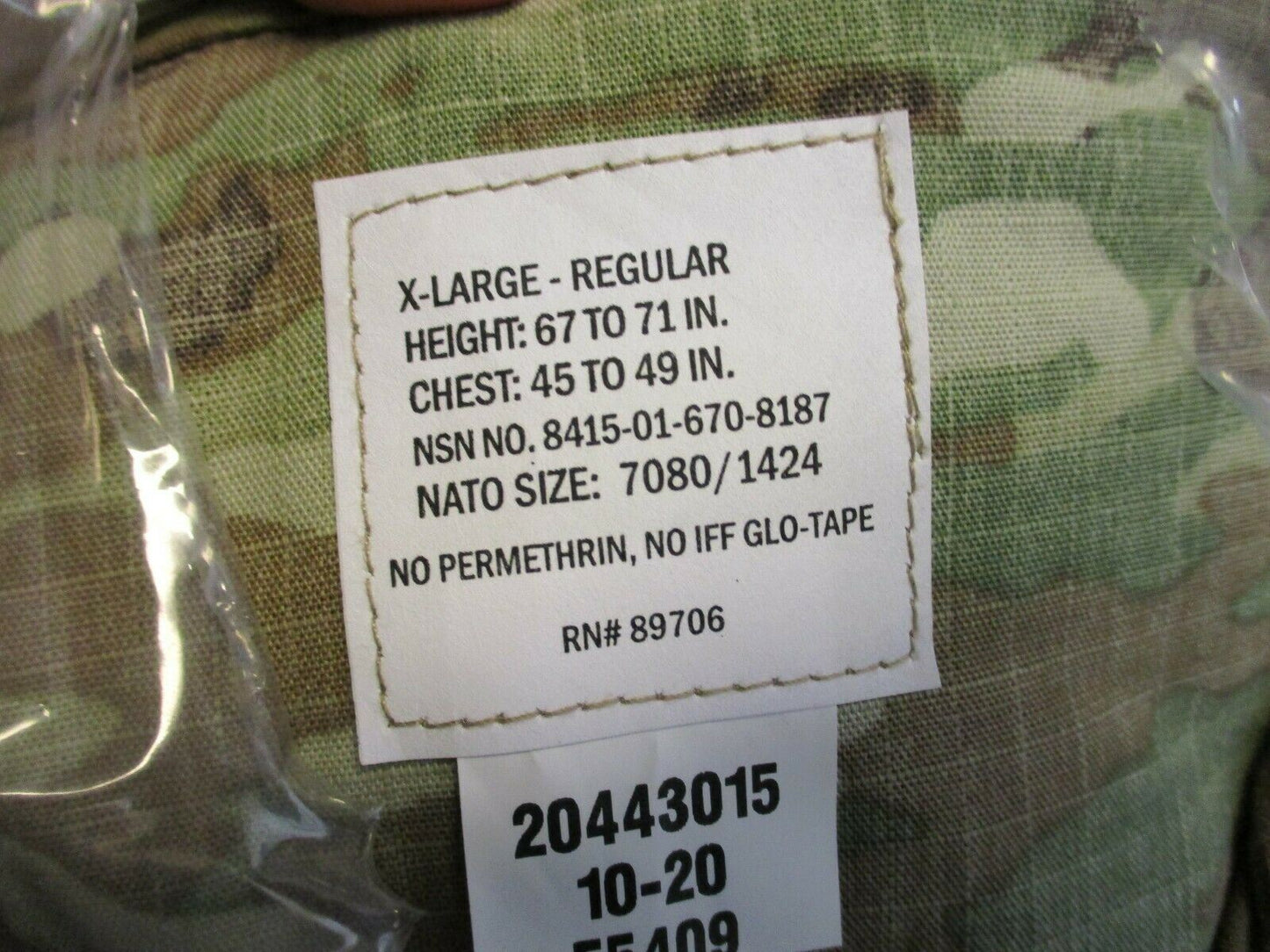 ARMY OCP USAF COMBAT UNIFORM IMPROVED HOT WEATHER COAT JUNGLE SHIRT TOP SCORPION - Centex Military Gear