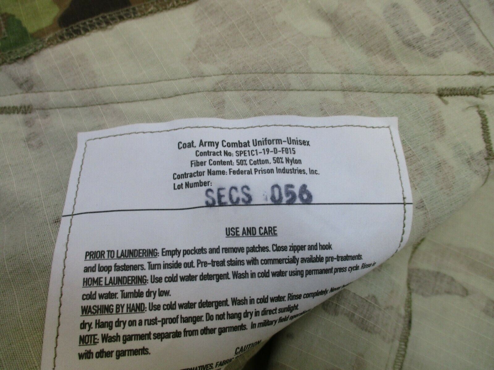 NEW ARMY OCP COMBAT UNIFORM SHIRT USAF SCORPION TOP 50/50 NORMAL MATERIAL ACUs - Centex Military Gear