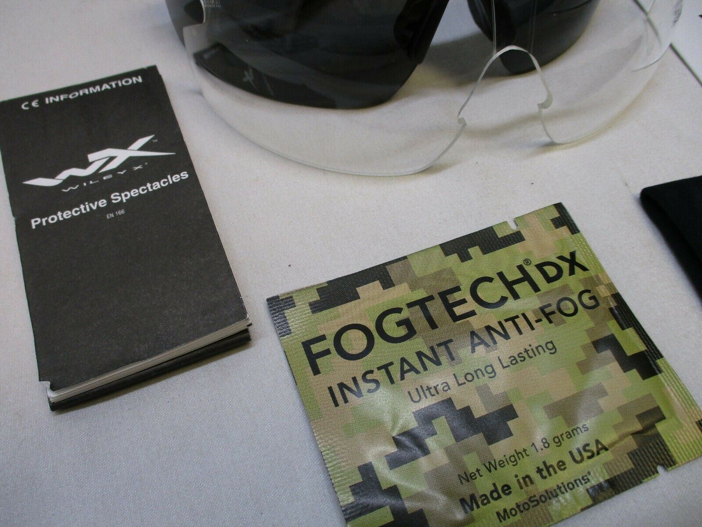 NEW WILEY-X TALON MILITARY SUNGLASS KIT EYE PRO SHATERPROOF CLEAR & DARK KIT