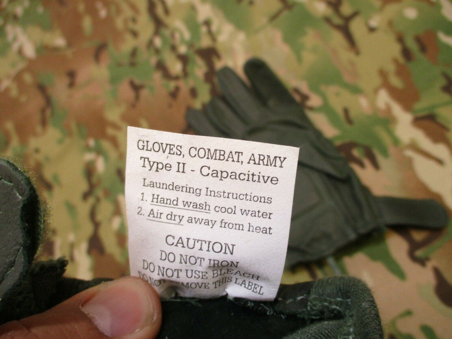 TYPE II ARMY COMBAT GLOVES MEDIUM SAGE GREEN GOAT SKIN LEATHER FLAME RESISTANT