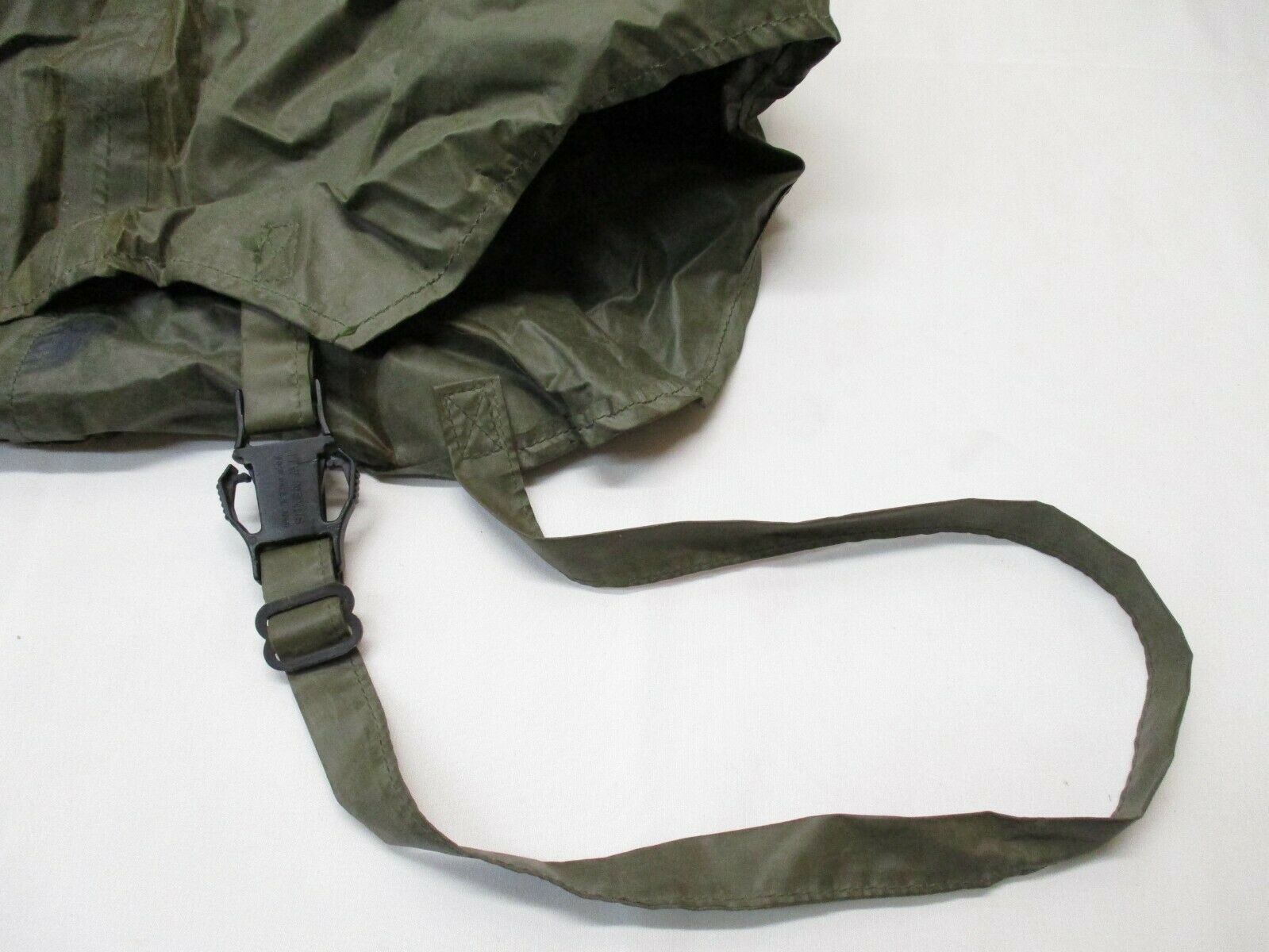 Military surplus universal fit gas mask with chemical hood assembly by Centex Military Gear, featuring quick doff design.