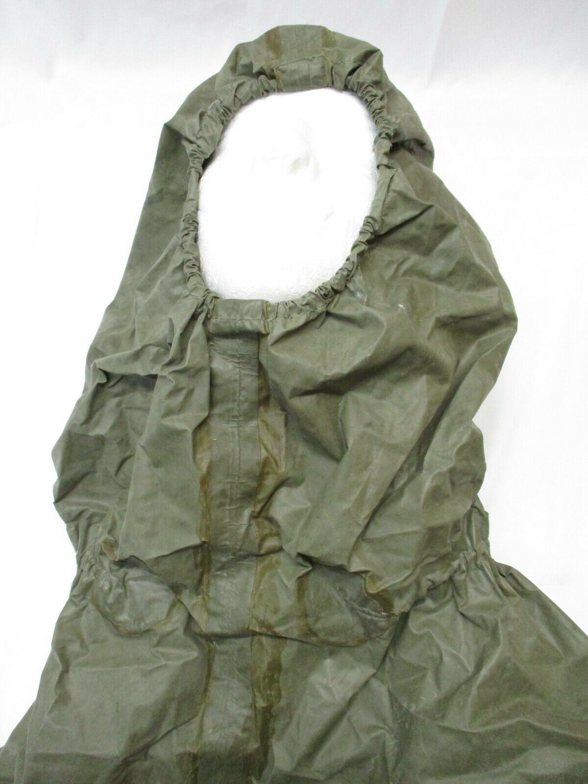 Centex Military Gear universal fit gas mask with chemical hood assembly, quick doff design, military surplus tactical mask.