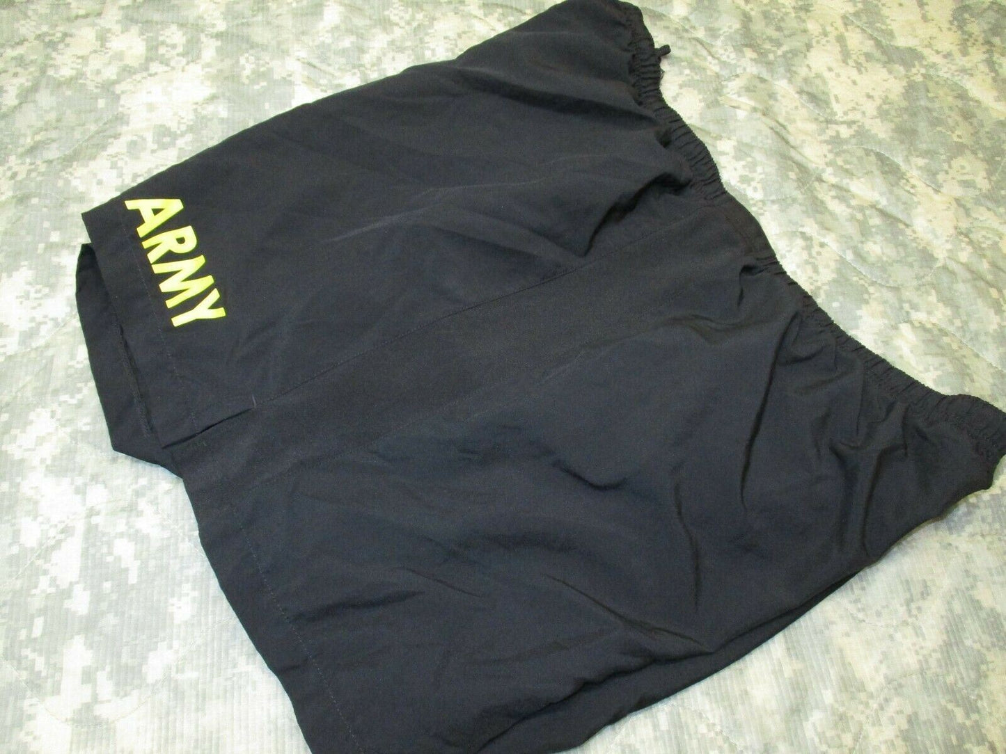 BLACK US ARMY PT SHORTS APFU TRUNKS PHYSICAL FITNESS TRAINING UNIFORM USGI SHORT - Centex Military Gear