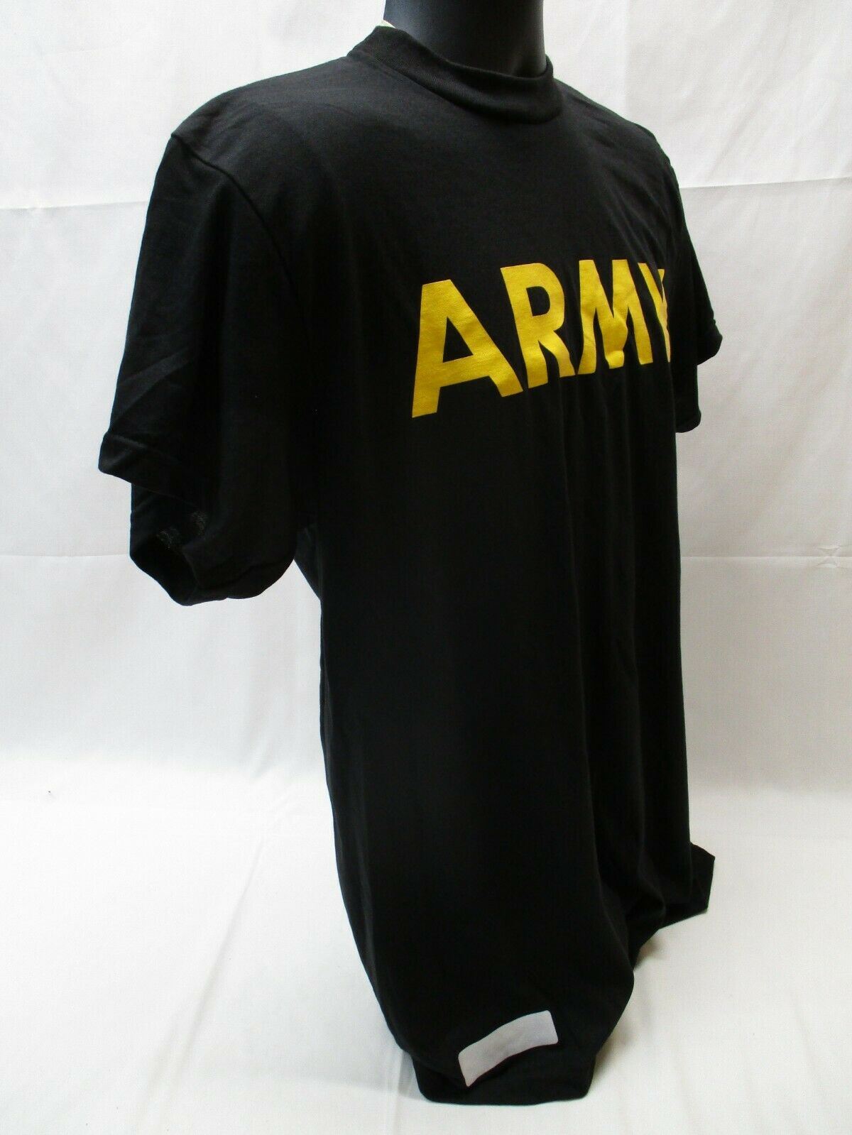 US ARMY BLACK SHORT SLEEVE PT SHIRT APFU TSHIRT ATHLETE PHYSICAL FITNESS UNIFORM - Centex Military Gear