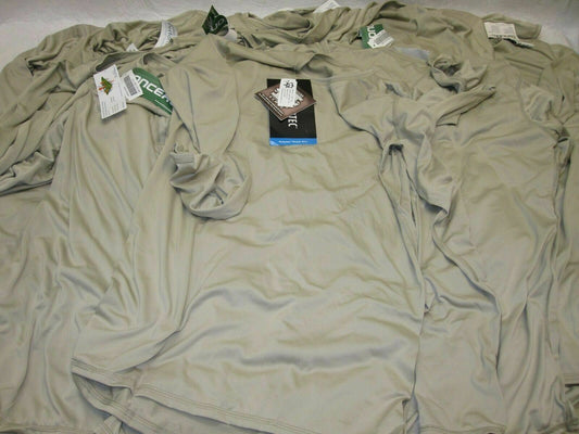 NEW MILITARY SILK WEIGHT BASE LAYER SHIRT LEVEL 1 TOP SAND/TAN MOISTURE WICKING - Centex Military Gear