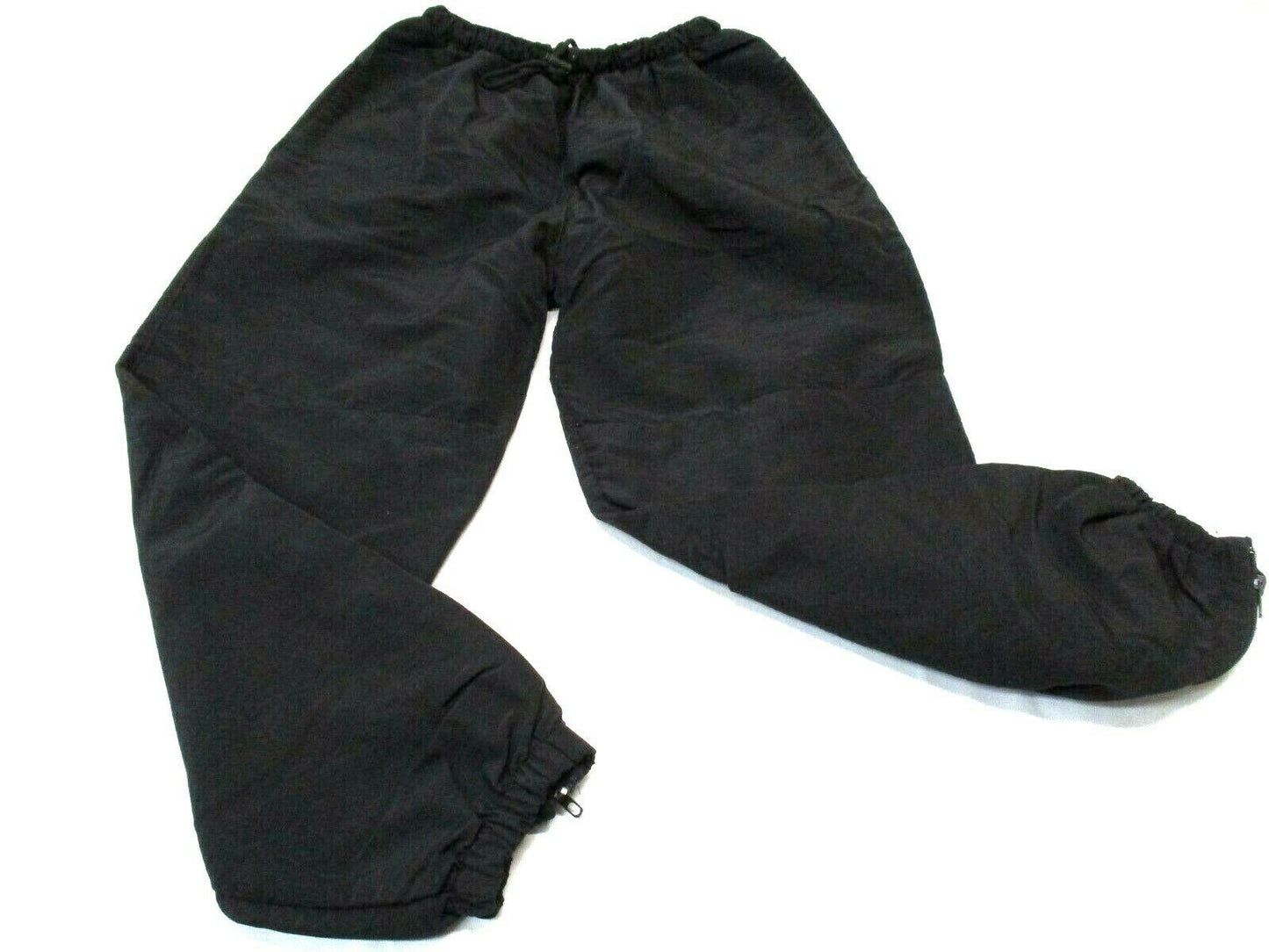 US ARMY WORKOUT ATHLETIC PANTS WINTER PT TROUSER IPFU WINDBREAKER ALL BLACK