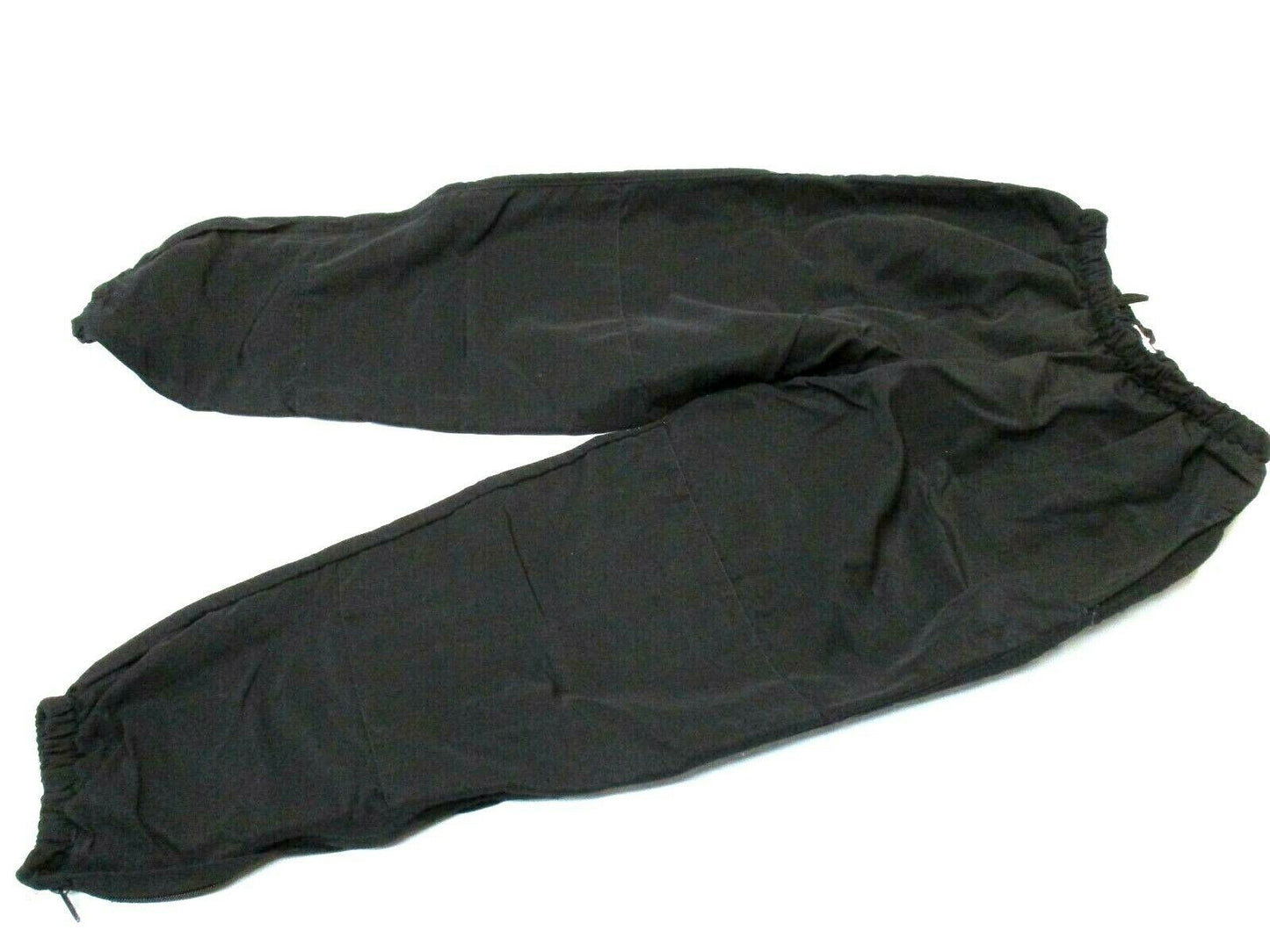 US ARMY WORKOUT ATHLETIC PANTS WINTER PT TROUSER IPFU WINDBREAKER ALL BLACK