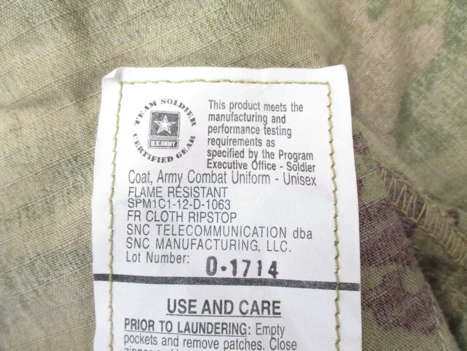 OCP SCORPION ARMY ISSUE FRACU UNIFORM TOP FLAME RESISTANT FIRE RETARDANT COAT - Centex Military Gear