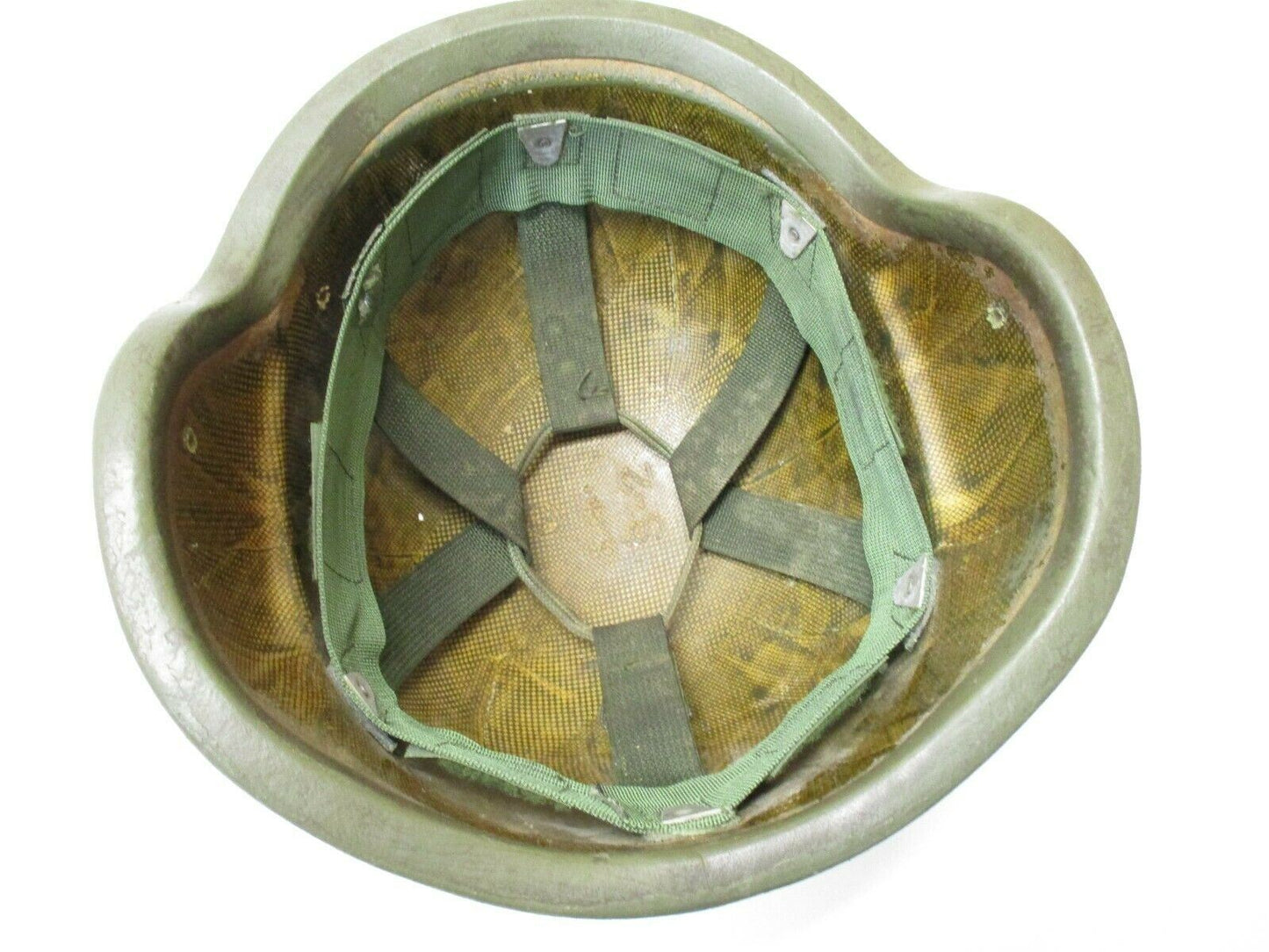 K-POT PASGT GROUND TROOP HELMET SUSPENSION LINER WEBBING GREEN STRAPS SMALL