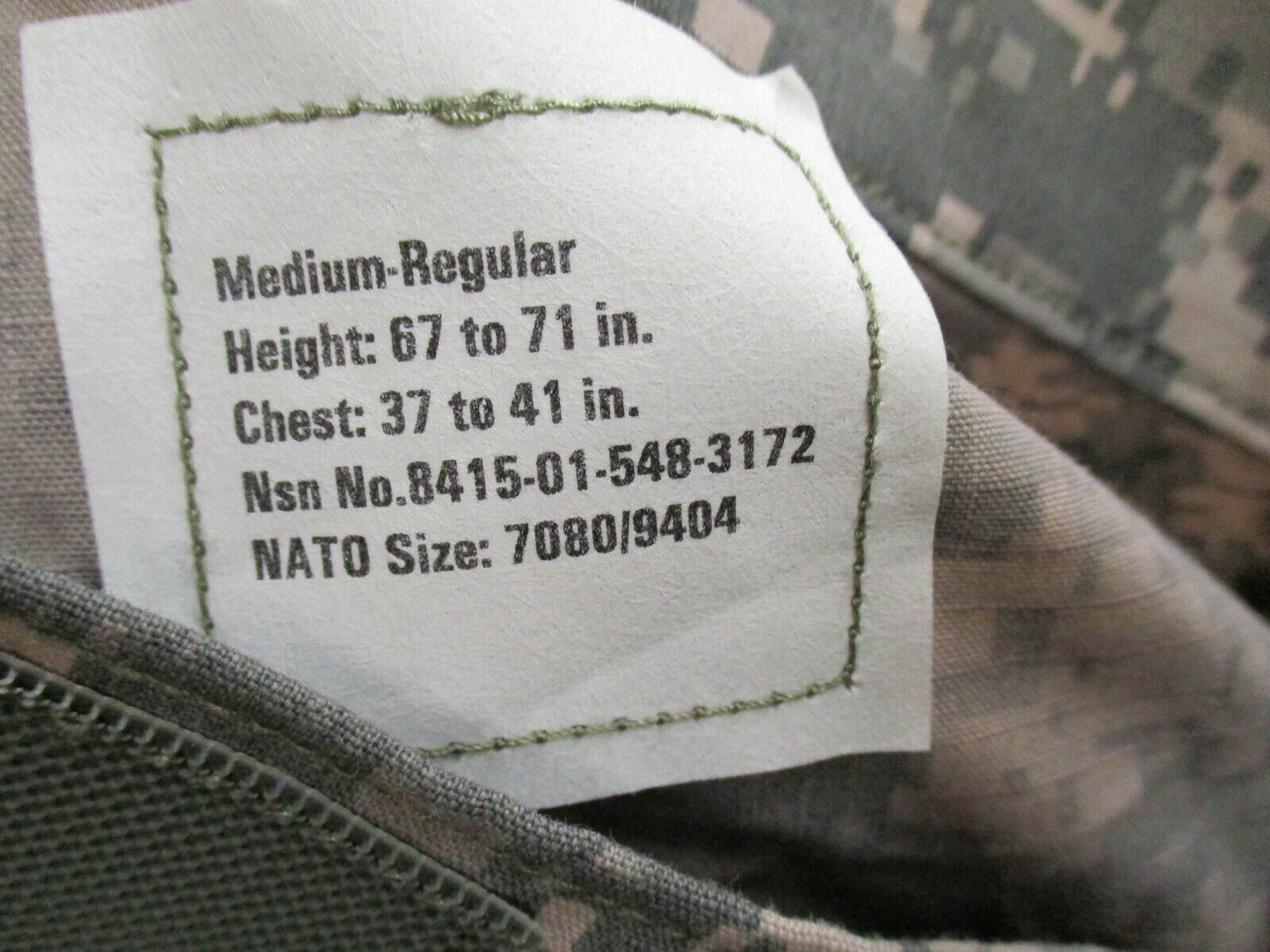 NEW US ARMY ISSUE COMBAT UNIFORM TOP FRACU FLAME RESISTANT SHIRT DIGITAL CAMO - Centex Military Gear
