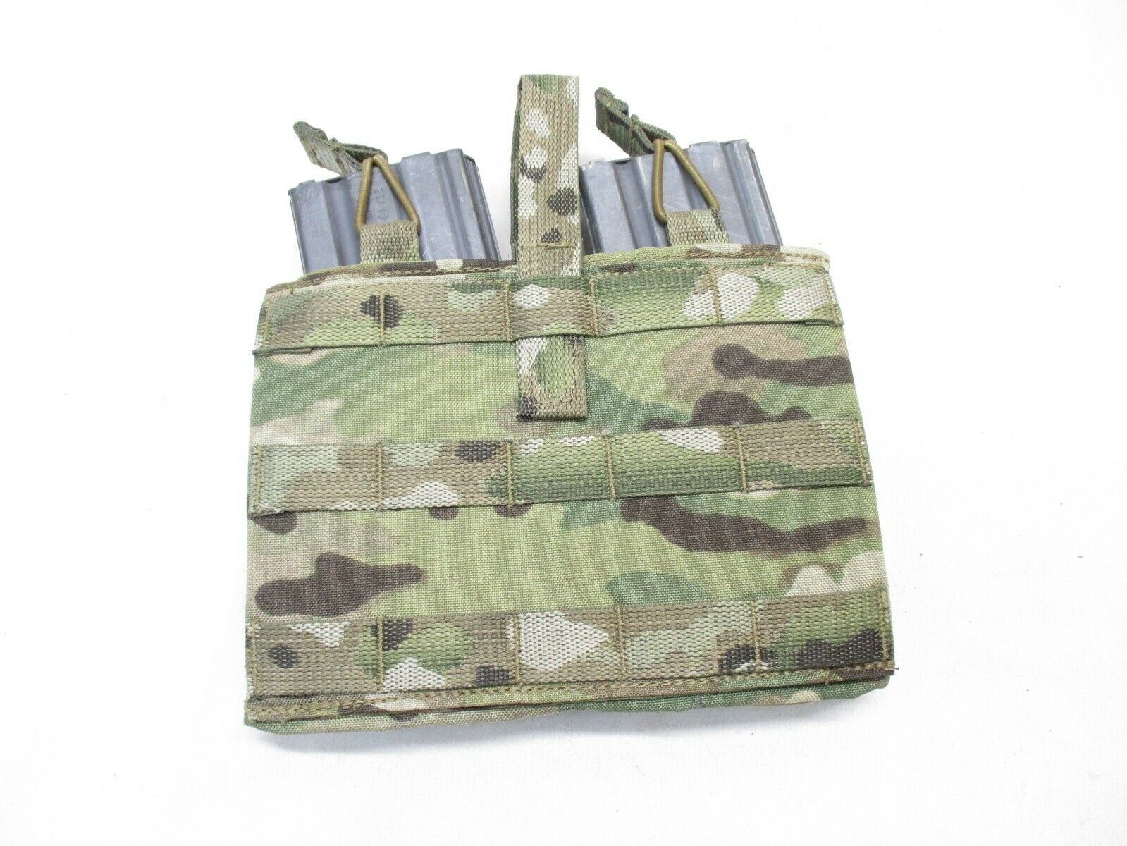 Centex Military Gear Eagle Industries double mag pouch on Aero money belt with Multicam OCP bungee for 5.56 magazines.