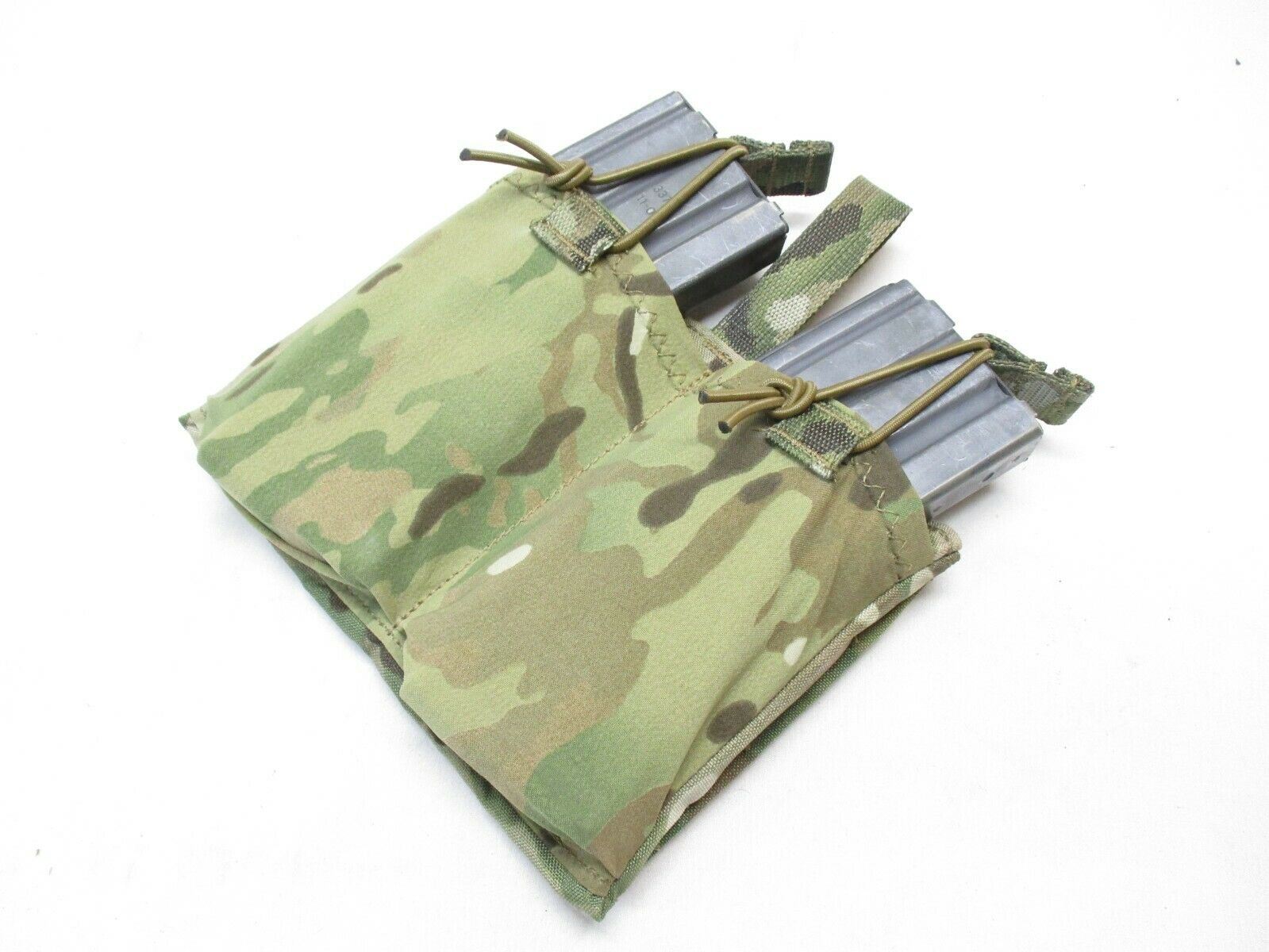 Centex Military Gear Eagle Industries double mag pouch on Aero Money Belt in Multicam OCP with bungee top for 5.56 magazines