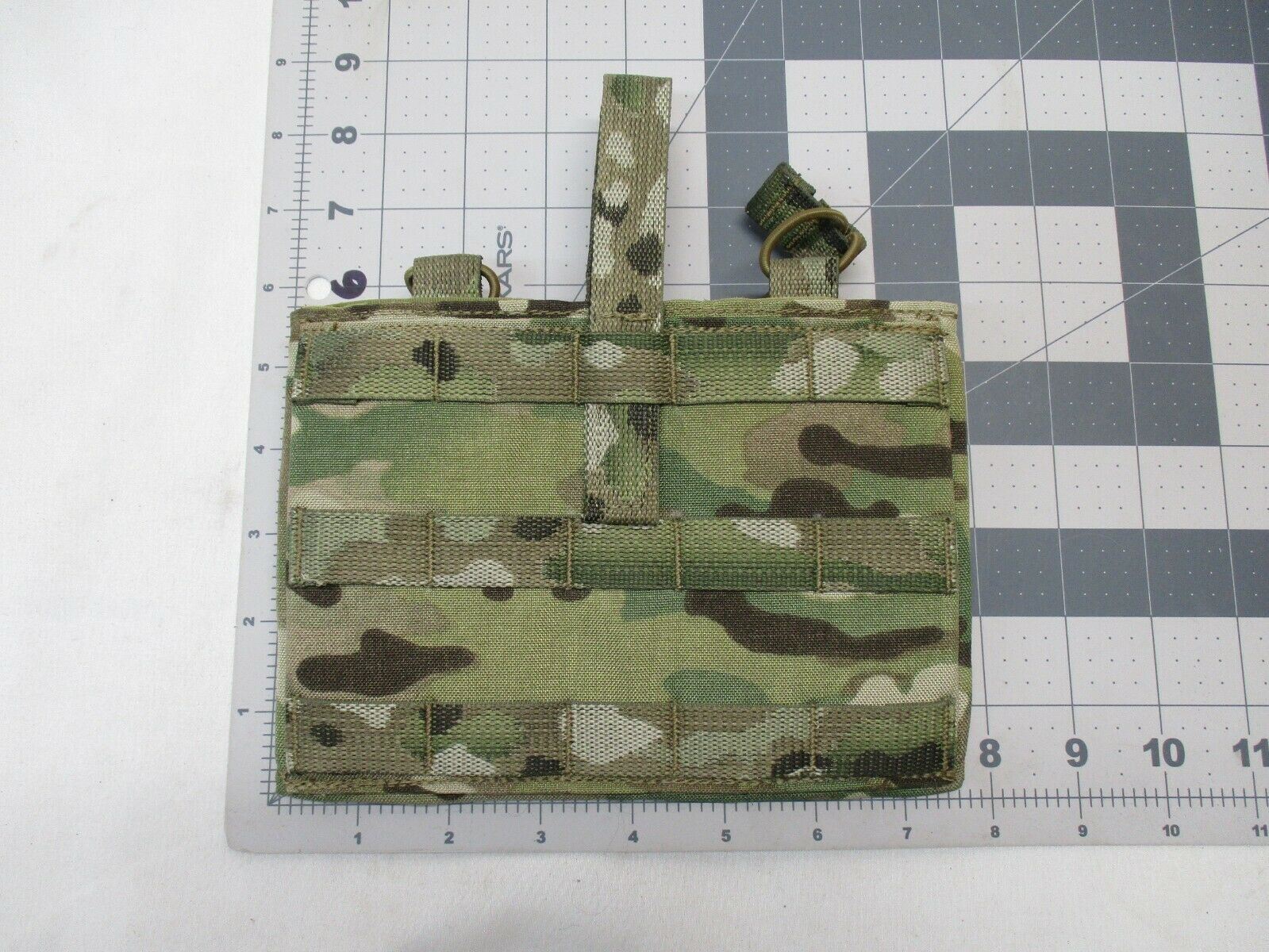 Centex Military Gear Eagle Industries double mag pouch attached to Aero Money Belt in Multicam OCP with bungee top for 5.56 magazines.