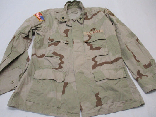 USGI military desert combat uniform top by Centex Military Gear, DCU shirt in 3-color camouflage with long sleeves.