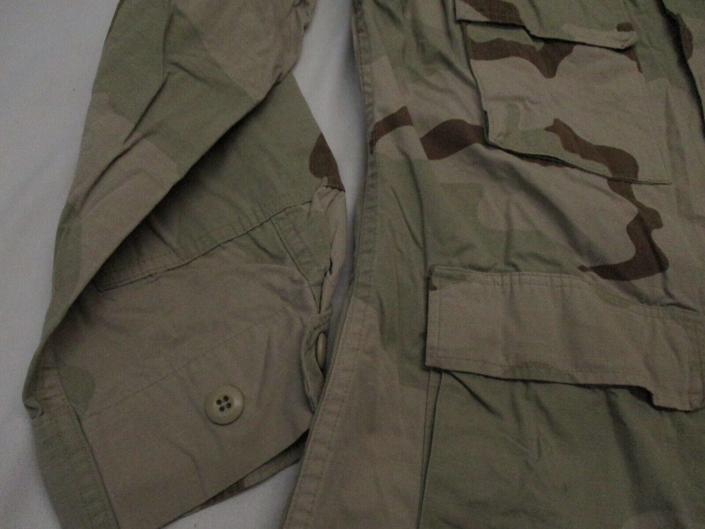 USGI military desert combat uniform top by Centex Military Gear, 3-color camouflage DCU shirt with front pockets