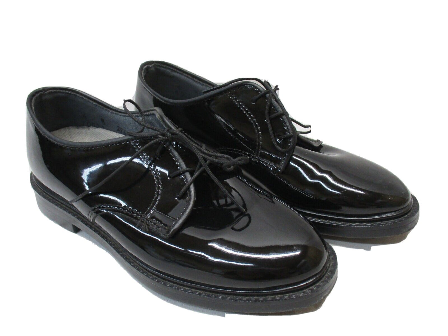 WOMENS US ARMY MILITARY DRESS SHOES OXFORD HIGH GLOSS BLACK SERVICE UNIFORM ASUs - Centex Military Gear