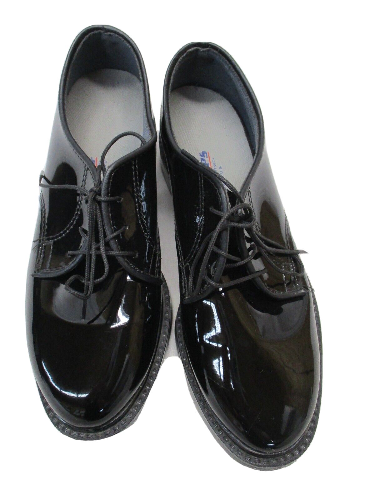 WOMENS US ARMY MILITARY DRESS SHOES OXFORD HIGH GLOSS BLACK SERVICE UNIFORM ASUs - Centex Military Gear