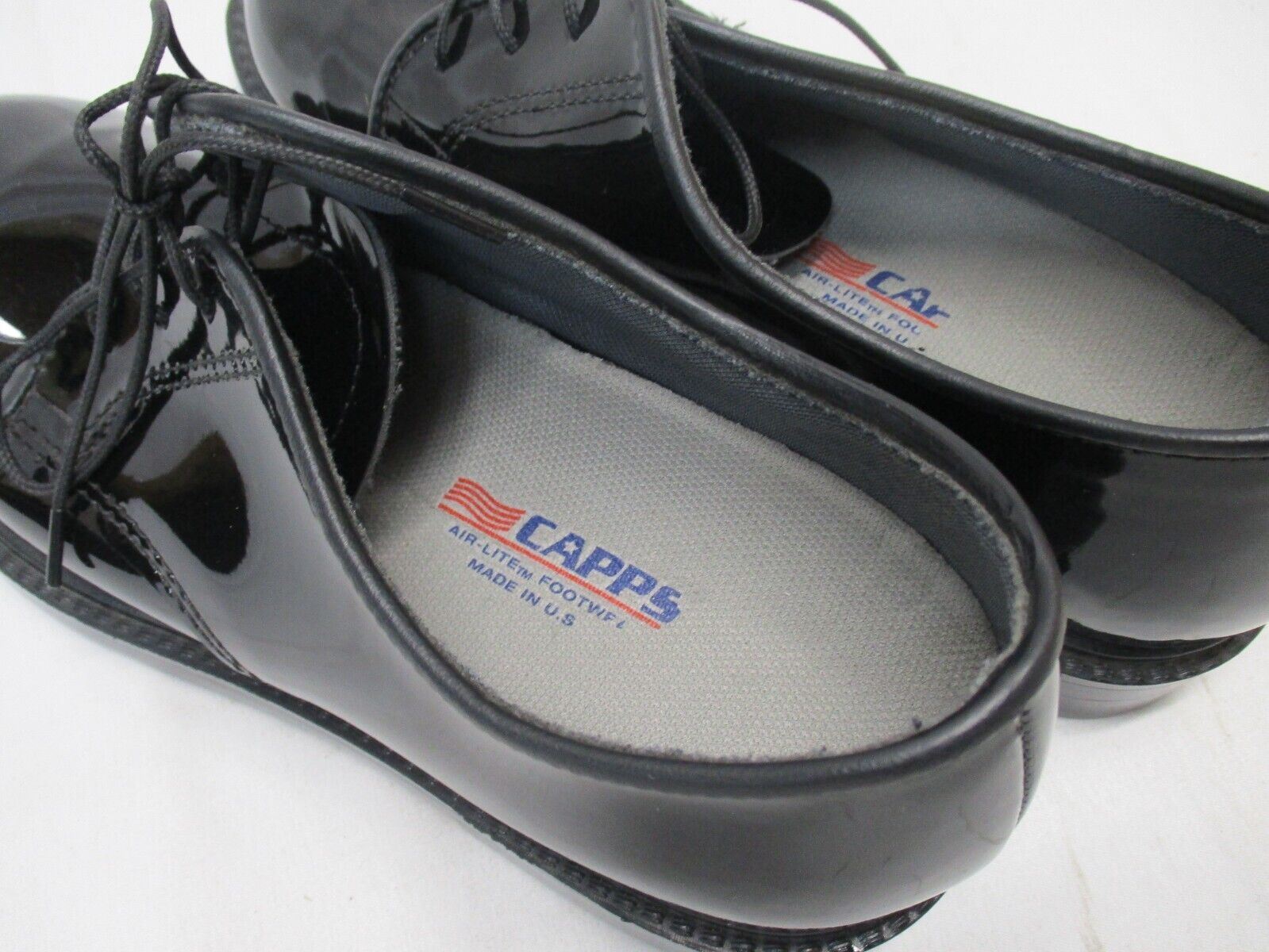 WOMENS US ARMY MILITARY DRESS SHOES OXFORD HIGH GLOSS BLACK SERVICE UNIFORM ASUs - Centex Military Gear